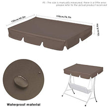 Syuantech - Copertura impermeabile per altalena da giardino, patio, altalena