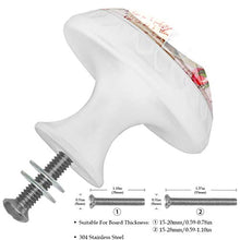 Lettera scritta a mano 4 PCS Pomelli per Porta, Pomolo per Mobile, Pomelli per Mobili con Viti, Maniglia per Armadietto, Pomelli per Porta, Pomelli per Cassetti per Porta, Armadio, Cassetto e Credenza