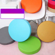 GGoty - Cuscino rotondo Tatami, in pelle spessa, per finestra futon, materasso futon, morbido, con cerniera, 35 x 35 x 5 cm, colore: viola