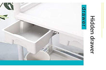 DHR- Carrelli di bellezza su ruote con Dirt regolabile benna, Hospital Medical rotolamento carrello, commerciale 3-Shelf attrezzature di servizio Carrelli Bagagli servizio di bellezza trolley