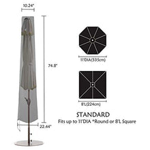 Copertura impermeabile per esterni, protezione dai raggi UV, in tessuto Oxford, per giardino, patio, Umbrella Cover Shield Cantilever Rain Cover