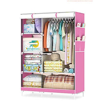 JJZXT Abbigliamento Cabinet Non Tessuto Armadio Tessuto, Guardaroba Pieghevole Panno Armadio Grande Rack di stoccaggio Mobili Camera da Letto (Color : B)