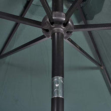 vidaXL Parasole Rettangolare 200x300 cm Verde Ombrellone Protezione Tenda Sole