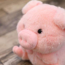 JUNGEN Bambole di Peluche Orsacchiotto di Peluche Rosa Porcellino Cuscino Peluche Animale Schienale Divano Letto Decorativo