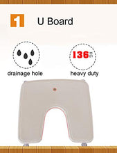 TLMYDD Sgabello da Bagno Sgabello da Bagno a Forma di U Sgabello da Bagno Sgabello da Bagno