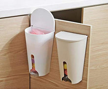 Tuker]Borsa per la spazzatura da cucina, armadio, organizer per accessori da cucina, camera da letto, bagno, porta attrezzi, borsa portaoggetti (beige)