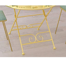 TONG HXF- tavolino tavolino Pieghevole d'oro Tavolino Rotondo Semplice Spazio di archiviazione di Risparmio Durevole (Size : 50 * 75cm)