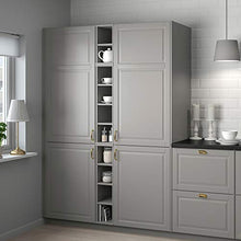 TORNVIKEN armadio aperto 20x36.6x80 cm grigio