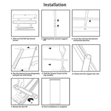 Piano Start Sneaced Guardia con roll up stand stand in standing Isolazione barriera trasparente Protezione del film Scudo di protezione, facile da trasportare - Divisori della stanza delle partizioni,