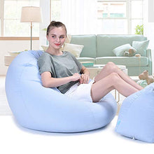 TnSok Rilassata e Confortevole Divano Poltrona Letto for Piscina di Campeggio Esterna Lazy Bag Nuvola Divano Sofà di Svago (Color : Blue)