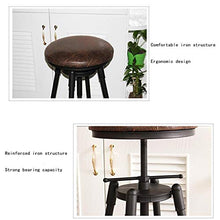 M-YN Sgabelli da Bar 1PCS Bar Stool poggiapiedi Rotonda Seduta in Legno Cucina Colazione Bar contatore con Schienale (Color : Cushion)