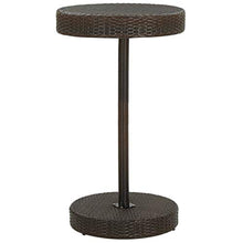 vidaXL Set Bar da Giardino 3 pz con Cuscini in Polyrattan Marrone