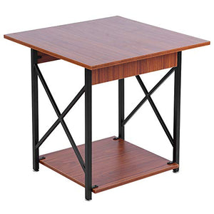 Tavolino vintage in ferro battuto comodino tavolino da tè tavolino armadio divano tavolo 60x60x58,5 cm