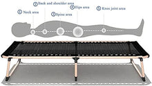 CDFC Rafforzimento Letto Pieghevole Single Mesh Pieghevole Bed Black Bed Break Pranzo Pranzo Pranzo Siesta Letto Reclinabile Letto da Letto Letto da Letto Aperto Letto per Ufficio Atto