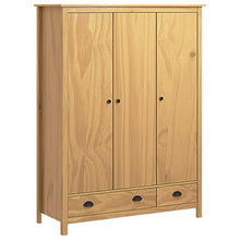 Cikonielf Armadio a tre ante con 2 cassetti e 5 ripiani per vestiti, camera da letto, casa, dimensioni: 127 x 50 x 170 cm