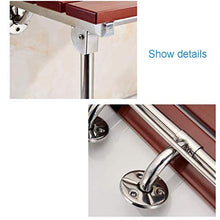 AGWa Folding Bath | Doccia Sedia | Montaggio a parete | Soild legno pieghevole Sedile Sedia | Bagno Sgabello, scarpe da banco e Resto Sgabello