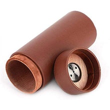 JINGZHUN Humidor per sigari, Cuoio di qualità Multifunzionale Portatile Cigar Humidor Cilindro Moda Cigar Humidor Cigar Box di stoccaggio