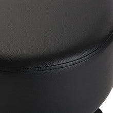 BigBuy Home Sgabello Nero Metallo Ecopelle (38,5 x 39 x 57-67 cm)