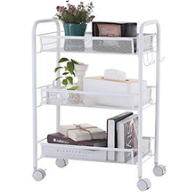 &ripiano di stoccaggio Unità di scaffalatura - Carrello di stoccaggio a più strati con struttura a pavimento a scaffali di stoccaggio mobile con ruote Scaffale di finitura (Color : A)