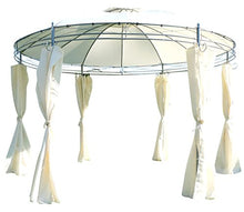 SAS Elegante Gazebo 3,5 Metri di Diametro con 6 Tende Modello 7073-A AS-S