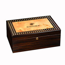 Posacenere, scatola di sigari, armadietto di sigaro, legno di cedro, di grande capacità, la pittura pianoforte, scatola di sigari