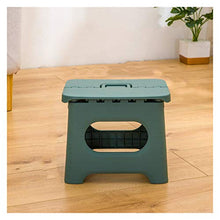 KOLOSM Sgabello Pieghevole da Bagno Sgabello Pieghevole Steo Super Forti Sgabelli Stelle Premium Sgabello Pieghevole Pieghevole per Bambini Adult Garden Bathroom (Color : Size L Green)