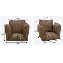 Grato per tutto Pigro Divano Letto Singolo vetrata Pieghevole Poltrona Letto reclinabile Torna dormitorio Sedia Balcone (Color : 2A)