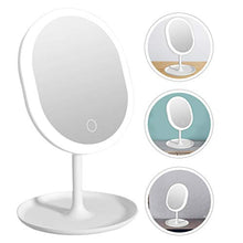 VORCOOL Specchio per Il Trucco A LED Specchio per Il Trucco da Tavolo Specchio per Il Trucco Ovale Ingrandimento da Tavolo Specchi per La Casa da Tavolo Bagno Doccia da Viaggio