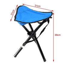Sgabello Campeggio Pieghevole, Sedia pigra Pieghevole Leggera treppieportatile, Supporto 100 kg Esterno, Interno