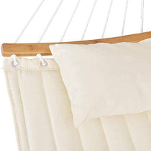 WMYATING Amaca con Cuscino, Letto Appeso Portatile Swing, Amaca Perfetta per Giardino all'aperto Campeggio Patio Cortile, Bianco - carico 550 libbre Sedia pigra