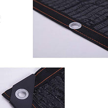 Senza marchio DANDAN Rete Ombreggiante 95% Tasso di Ombreggiatura Rete Ombreggiante Criptata Addensata Protezione Solare Cortile/Balcone/Tetto/Tettoia per Posto Auto Coperto Rete Nera Tessuto Netto