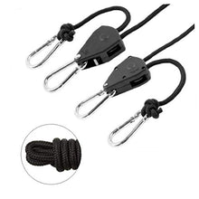 Ratchet Hanger corda regolabile Grow Hanger Luce per Grow Fan pianta Filtro Light Room Attrezzature 8pcs accessori per la casa Mobili da giardino