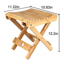 YHNJI Sgabello Pieghevole In Legno Casa Portatile Pieghevole Sedile Doccia Completamente Assemblato Legno Spa Bagno Sedia Sgabello Bambù Per Bagno Rasatura Doccia Poggiapiedi