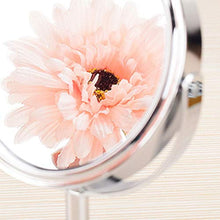 PRENKIN 2pcs 360 Gradi di Rotazione HD Double Sided Trucco Desktop Mirror in Acciaio Inox a Specchio ingranditore