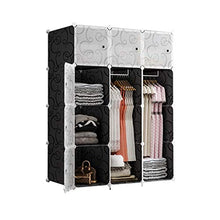 Rollsnownow - Armadietto portatile per armadio, con ante e asta per appendere vestiti, scarpe, accessori, metallo, 111x47x147cm