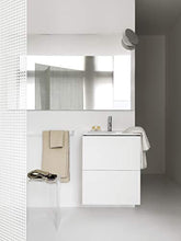 Laufen Kartell Kombipack, Combinazione di lavabo e sottopiano lavabo con 2 cassetti, 600x500, colorazione: Neve (Bianco Opaco) - H8603336401041