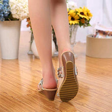 AFANG Infradito Donna Zeppa Pantofole Estive Tacco Ciabatte, Mare Spiaggia Flip-Flop Sandali Plateau Piattaforma, Morbide Comode Sandali Sandalo Alto Antiscivolo Fondo Infradito,A,42