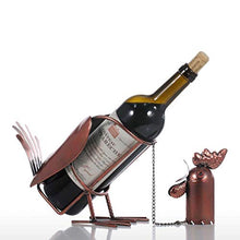 HUANGRONG Portabottiglie Wine Rack Supporto del Metallo Moderna Gallo Wine Miniature Whisky Supporto della Bottiglia di Vino della casa del Supporto Decorazione Accessori