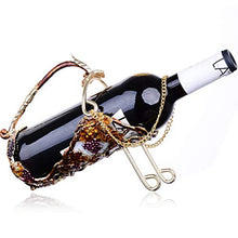 LXH-SH Cremagliera del Vino Nana Wine Rack Golden Harvest Creativo Europa di Alta qualità di Ferro gabinetto Personalizzato Vino cremagliera di Vetro Pratico Ornamenti scaffali Vino contatore