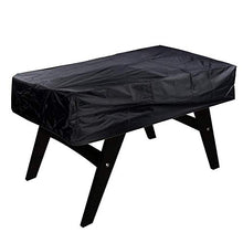 sanguiner Copri Tavolo Calcio Balilla, Copri Tavolo Calcio Resistente Impermeabile Custodia Antipolvere per Tavolo Universale per Interni Esterni Patio, Nero gaudily