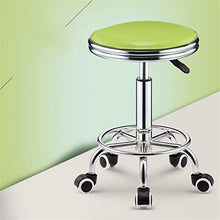 Sgabello Sgabello da bar con ruote, isola dell'isola della cucina Alta Sgabello ad altezza regolabile Sedia girevole Home Office PU Sedia da bar rotonda in pelle PU (Colore: D, Dimensione: 33 * 39-51
