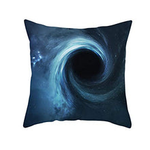 SHENSHI Federe Cuscini Divano 45X45,Fodere per Cuscini Stampa Modello Pianeta Cosmico, Soggiorno Ufficio Auto Divano Cuscino Lombare, Decorazione della Casa Set di 4 Articoli, Via Lattea