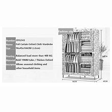 JJZXT Panno di Oxford Moda Cabinet 4 Strati Semplice Combinazione Armadio Dormitorio Camera riporre gabinetto di casa Mobili