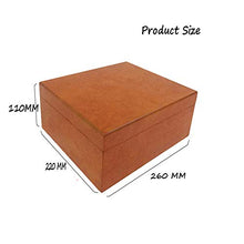 YYYUR Cedar Cigar Box, Europea Retro Grande capacità 50 Cigar Humidor, con igrometro, Decorazione Domestica Viaggio Portatile Cigar Box