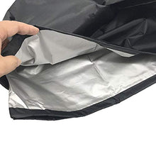 Timetided Parasole Copertura per ombrellone a Banana Impermeabile a sbalzo Cortile per Esterni Spiaggia Giardino Patio Shield Nero