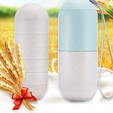 HEALLILY 2 Pz Settimanale Portapillole da Viaggio Portapillole Settimanale Portapillole 7 Giorni Portapillole per Medicinali Vitamina Borsa da Viaggio Tasca