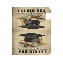 Copricapo magnetico per cassetta postale e diploma Congrats You Did It, grande cassetta delle lettere per giardino, cortile, decorazione per la casa, dimensioni 64,8 x 53,3 cm