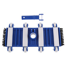 B Blesiya Testa Vuoto Vaso Aspirapolvere Piscina Interrate Calcestruzzo Flessibile Plastica Blu Bianco
