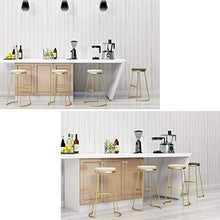 ZEH Sedia da Pranzo, Cuscini braccioli, seggiolone, Sgabello Sgabello da Bar in Stile Nordico Sgabello da Cucina a Sgabello Rotondo for Il poggiapiedi Bistro Massiali Cuscini in Tessuto FACAI