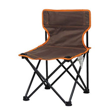 YC electronics Sedia Pieghevole da Campeggio, Spiaggia Portatile all'aperto Balcone Salotto per Ufficio Pranzo Pranzo Prato Barbecue Schizzo (Color : Camel Solid Fabric)